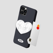 [TryCozy] 러브러브 레터링 미러 스마트톡 카드 3D곡면하드케이스