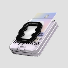 [TryCozy] 쉐어 웨이브 미러 스마트톡 갤럭시Z플립시리즈 클리어 카드 하드케이스