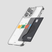 [TryCozy] 말랑말랑 키치 레터링 카드투명하드케이스