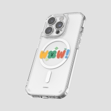 [TryCozy] 말랑말랑 키치 레터링 클리어 렌즈가드 마그네틱 젤하드 케이스