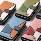 라피네 콤비 소가죽 지퍼 다이어리 케이스