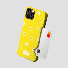 [TryCozy] 스마일데이지 패턴 카드 3D곡면하드케이스