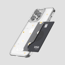 [TryCozy] 스마일데이지 패턴 카드투명하드케이스