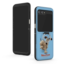 [Wallace&Gromit]웰레스와 그로밋 갤럭시Z플립시리즈 고리형 카드도어범퍼케이스