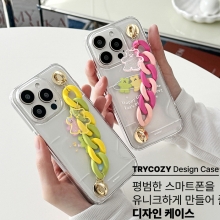 [TryCozy] 구미베어 체인 카드투명하드케이스