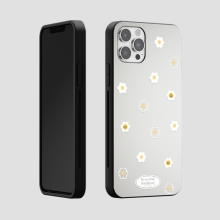 [TryCozy] 스마일데이지 패턴 미러범퍼케이스