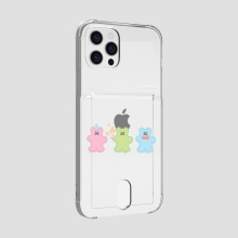 [TryCozy] 구미베어 클리어 에어쿠션 카드젤리케이스