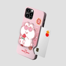 [TryCozy] 애니멀 썸머비치 아크릴 스마트톡 카드 3D곡면하드케이스