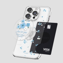 [TryCozy] 플라워 가든 아크릴 스마트톡 카드투명하드케이스