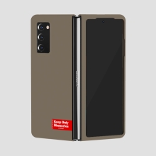 [TryCozy] 솔리드 라벨 다크 갤럭시Z폴드시리즈 하드케이스