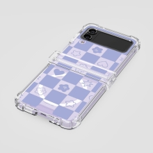 [TryCozy] 헤이 갤럭시Z플립시리즈 힌지보호 맥세이프 투명범퍼케이스