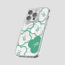 [TryCozy] 말랑말랑 드로잉 패턴 클리어 렌즈가드 마그네틱 젤하드 케이스