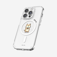 [Silver Bell]실버벨 귀염뽀짝 일상시바 클리어 렌즈가드 마그네틱 젤하드 케이스