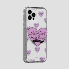 [TryCozy] 하트 레시피 아크릴 스마트톡 클리어 에어쿠션 젤하드케이스