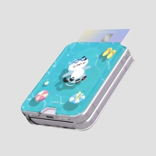 [TryCozy] 썸머 베케이션 갤럭시Z플립시리즈 클리어 카드 하드케이스