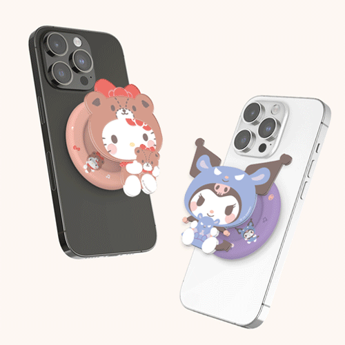 [Sanrio]산리오 캐릭터즈 캐릭터코스튬 마그네틱 아크릴 스마트톡 단품(맥세이프 호환)