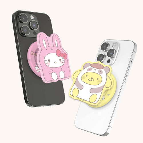 [Sanrio]산리오 캐릭터즈 애니멀코스튬 마그네틱 아크릴 스마트톡 단품(맥세이프 호환)