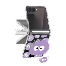 [TryCozy] 몽몽 와글와글 미니미 Z플립시리즈 오토 힌지 클리어 하드케이스+무빙 아크릴 스마트톡