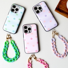 [TryCozy] 젤리 믹스 카드도어범퍼케이스+핸드 체인스트랩