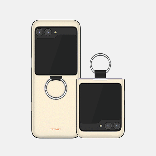 [TryCozy] 스프링 팔레트 갤럭시Z플립시리즈 고리형 카드도어범퍼케이스