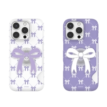 [TryCozy] 코지 리본 패턴 아크릴 스마트톡 카드 3D곡면하드케이스