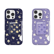 [TryCozy] 한글 패턴 카드 3D곡면하드케이스+쉐이커 스마트톡