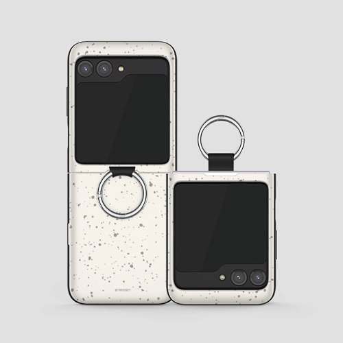 [TryCozy] 스프레이 패턴 갤럭시Z플립시리즈 고리형 카드도어범퍼케이스