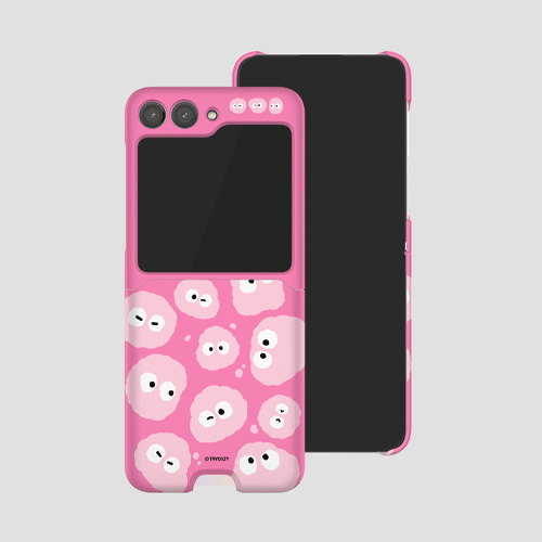 [TryCozy] 몽몽 와글와글 갤럭시Z플립시리즈 카드 3D곡면하드케이스