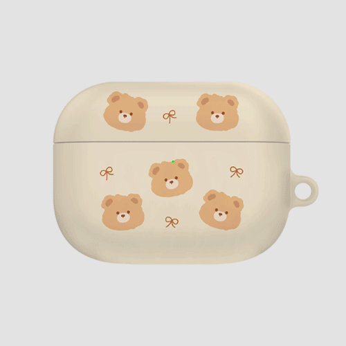 [TryCozy] 퍼지베어 리본 에어팟3세대 하드케이스