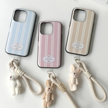 [TryCozy] 퍼지베어 파자마 로프 스트랩 카드도어범퍼케이스