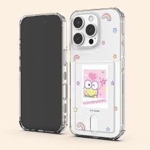 [Sanrio]산리오 캐릭터즈 폴라로이드 클리어 에어쿠션 카드젤리케이스