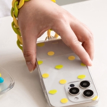 [TryCozy] 젤리 믹스 핸드 체인스트랩 투명젤리케이스