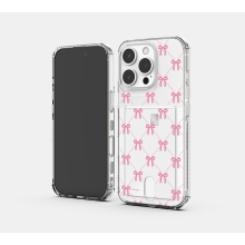 [TryCozy] 코지 리본 패턴 클리어 에어쿠션 카드젤리케이스