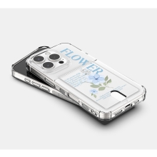 [TryCozy] 뮤트 플라워 클리어 에어쿠션 카드젤리케이스