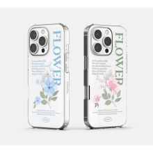 [TryCozy] 뮤트 플라워 투명젤리케이스