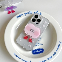 [TryCozy] 말랑말랑 두들 클리어 에어쿠션 젤하드케이스+무빙 아크릴 스마트톡