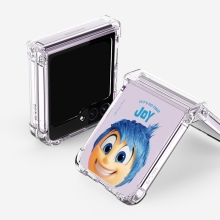 [Disney/Pixar]인사이드아웃2 숨바꼭질 갤럭시Z플립시리즈 힌지보호 투명범퍼케이스