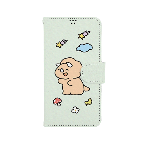 [TryCozy] 삐뚤빼뚤 공룡 사피아노 다이어리케이스