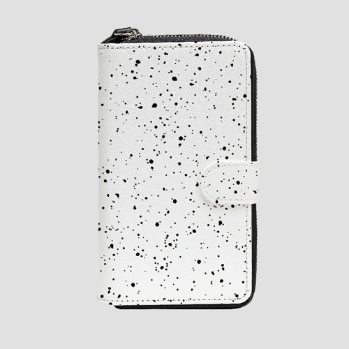 [TryCozy] 스프레이 패턴 사피아노 지퍼 월렛케이스