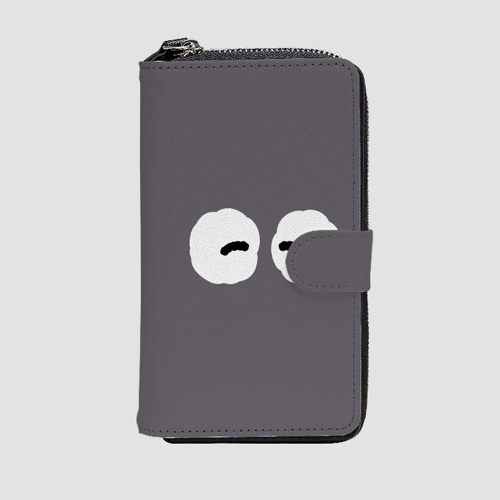 [TryCozy] 몽몽 페이스 사피아노 지퍼 월렛케이스