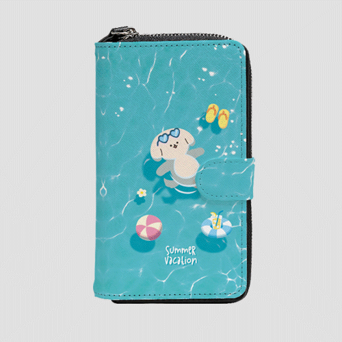 [TryCozy] 썸머 베케이션 사피아노 지퍼 월렛케이스