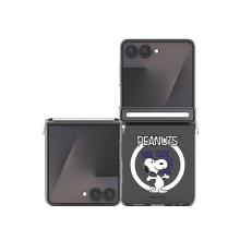 [PEANUTS]빈티지 스누피 무드 Z플립시리즈 오토 힌지 마그네틱 클리어 하드케이스(맥세이프 호환)