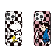 [PEANUTS]스누피 프렌즈 런 패턴 마그네틱 카드도어범퍼케이스