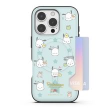 [Sanrio]산리오 캐릭터즈 러블리패턴 투카드 마그네틱 범퍼케이스(맥세이프 호환)