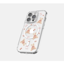 [TryCozy] 러블리 애니멀 클리어 렌즈가드 마그네틱 젤하드 케이스