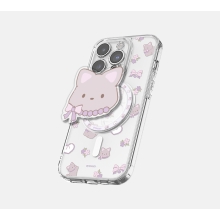 [TryCozy] 큐티 펫 클리어 렌즈가드 마그네틱 젤하드 케이스+투명 마그네틱 톡