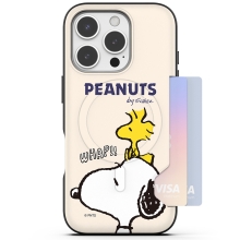 [PEANUTS]스누피 해피타임 투카드 맥세이프 범퍼케이스