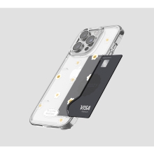 [TryCozy] 스마일데이지 패턴 카드투명하드케이스