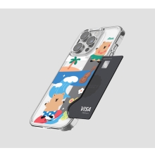 [TryCozy] 쿼카 여행 카드투명하드케이스