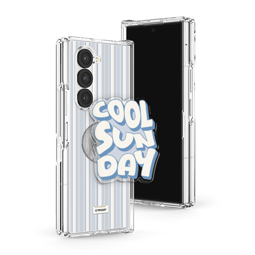 [TryCozy] 멜로우 아크릴 스마트톡 갤럭시Z폴드시리즈 힌지보호 투명하드케이스